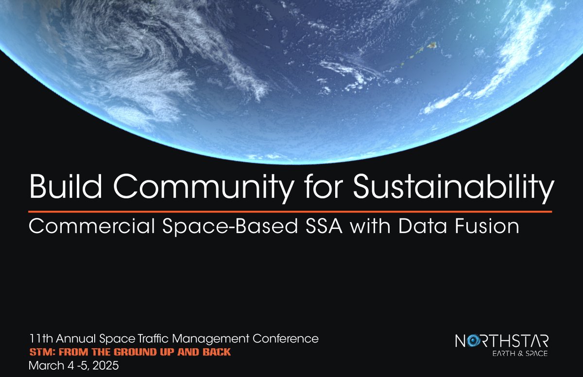 NorthStar Earth & Space (@northstareands) on Twitter photo Push your limits – Make space for the generations to come.
Today at the <a href="/StraussCenter/">Strauss Center</a>, our CEO <a href="/StewartABain/">Stewart Bain</a> will focus on the young professionals and students in engineering, law, and public policy, who are inheriting the challenges of STM.
northstar-data.com/11th-annual-sp… Push your limits – Make space for the generations to come.
Today at the <a href="/StraussCenter/">Strauss Center</a>, our CEO <a href="/StewartABain/">Stewart Bain</a> will focus on the young professionals and students in engineering, law, and public policy, who are inheriting the challenges of STM.
northstar-data.com/11th-annual-sp…