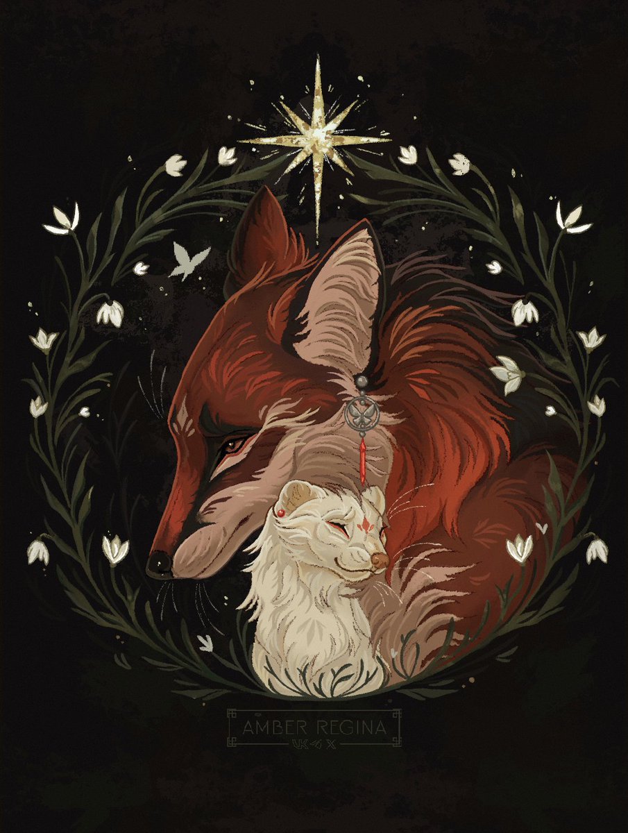 Gentle cute HuaLian.
The white bell is a symbol of bright and sincere feelings. 

I will be grateful for your feedback.

#XieLian #TGCF #tgcffanart #hualian #HuaCheng #art