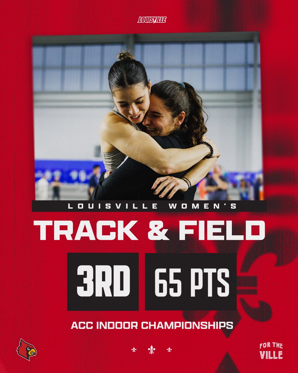 THIRD IN THE ACC ‼ ‼

This matches the women's team's best finish in program history at the ACC Indoor Championships 👏

#GoCards