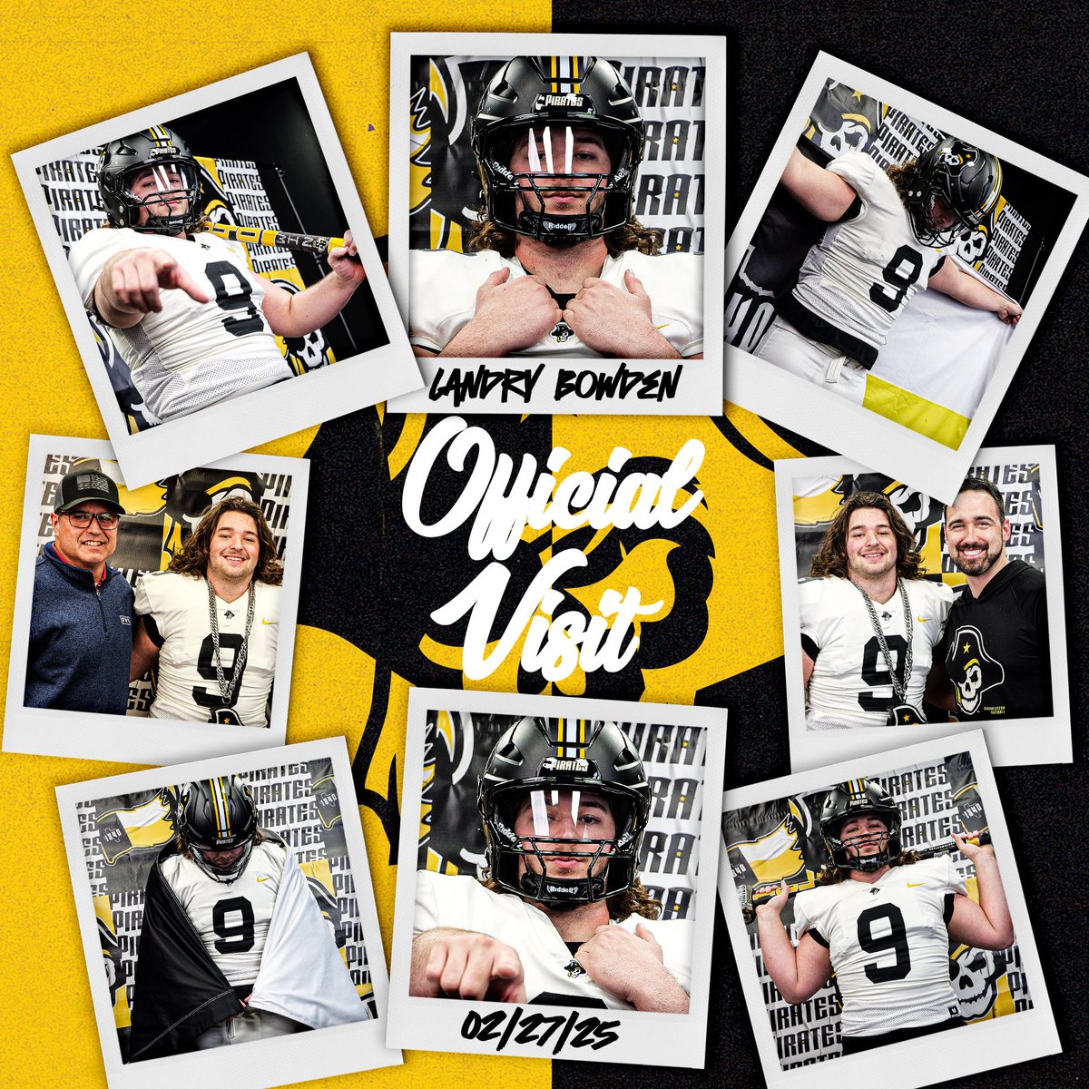 Landry Bowden (@landry_bowden) on Twitter photo Had a great time on campus ! <a href="/CoachBishopSU2/">Coach John Bishop</a> <a href="/50plusPirate/">Coach Chip Killian</a> <a href="/CoachMaskSU/">Coach Nick Mask</a> <a href="/hayden_wall/">Hayden Wall</a> Had a great time on campus ! <a href="/CoachBishopSU2/">Coach John Bishop</a> <a href="/50plusPirate/">Coach Chip Killian</a> <a href="/CoachMaskSU/">Coach Nick Mask</a> <a href="/hayden_wall/">Hayden Wall</a>