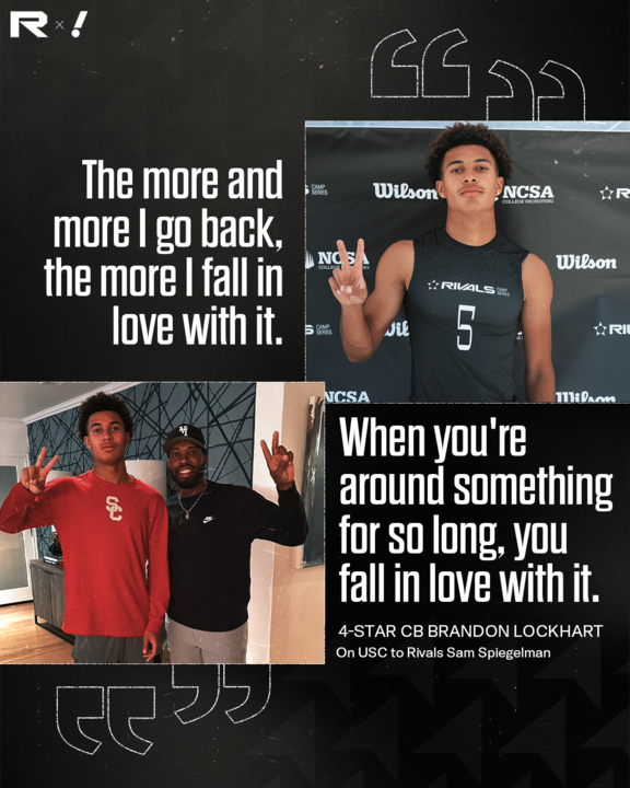 samspiegs's tweet photo. Elite 2026 CB Brandon Lockhart is "almost close" to shutting down his recruitment. His recent return to USC and sitdowns with the new faces on the coaching staff and in the building furthered the Trojans' standing with Rivals' No. 3 CB✌️
More: https://t.co/yoHixqHKiB https://t.co/11bFUHEIp7