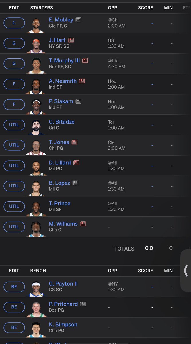 The 100 Club (@the100clubrkl) on Twitter photo Itβs time for the clash of the seasonβοΈ
The 2 teams with the best regular season records are facing this week in the <a href="/RumbleKongs/">Rumble Kong League</a> NBA fantasy league.
Who will win the h2hβ
<a href="/The100ClubRKL/">The 100 Club</a> or <a href="/KongSota/">KongSota RKL Club | Mill City Madness</a> β
Check out their rosters in the comments below and give us your predictionβοΈ Itβs time for the clash of the seasonβοΈ
The 2 teams with the best regular season records are facing this week in the <a href="/RumbleKongs/">Rumble Kong League</a> NBA fantasy league.
Who will win the h2hβ
<a href="/The100ClubRKL/">The 100 Club</a> or <a href="/KongSota/">KongSota RKL Club | Mill City Madness</a> β
Check out their rosters in the comments below and give us your predictionβοΈ
