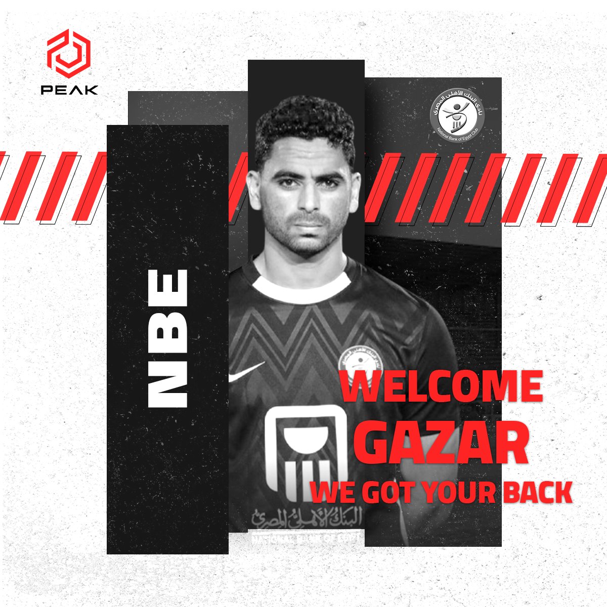 peak_analysis's tweet image. نجم جديد ينضم لعائلة Peak 🌟

صخرة دفاع البنك الأهلي ورجل مباراة اليوم أمام حرس الحدود، محمود الجزار بدأ رحلته معنا 🤩

أهلاً بيك يا جزار 👋

#البنك_الأهلي #محمود_الجزار #peak_analysis