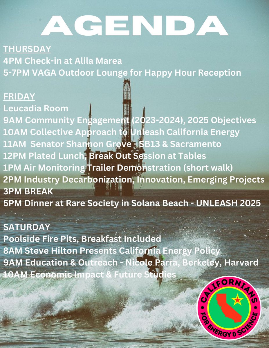 MikeUmbro's tweet image. Californians for Energy &amp;amp; Science just received a $25,000 grant to continue to pursue data and science in California!

First of many to come after a huge success in Encinitas.

Air monitoring, economic impact, and environmental data collection. 

Unleash California Energy! 🇺🇸 🚀