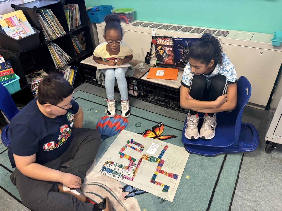 We created games to show our understanding of multiplication and division being related. Today we got to test and play our games with Mrs. Connor’s 3rd graders! <a href="/gbparkaacps/">Glen Burnie Park</a> <a href="/GBPESMath/">GBPES Math</a> <a href="/AACountySchools/">AACPS</a>