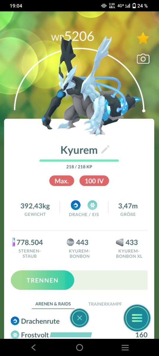 OrisakThom's tweet photo. @pokeAK101 Ich habe 2x 100 iv kyurem hintereinander bekommen https://t.co/kBDRf4JHeX