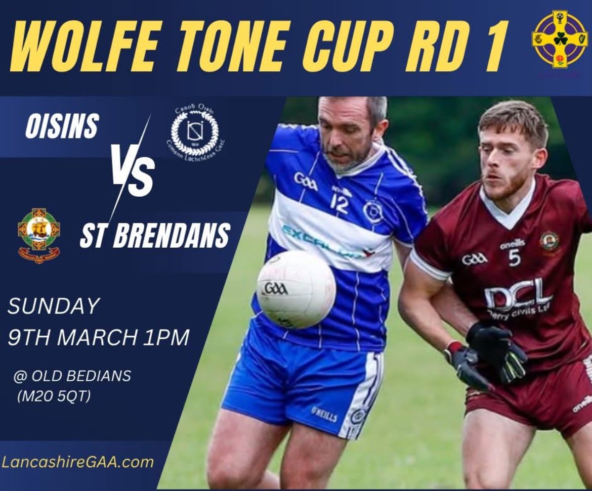 's tweet image. 🏐 Club Football Returns 🏐 
The first round of the Wolfe Tone Cup kicks off the 2025 season this Sunday.