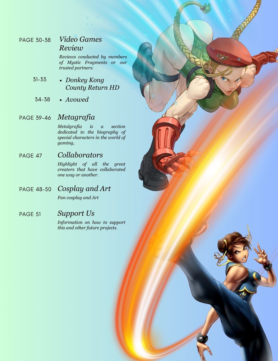 🚀 Dive into the gaming world with Mystic Fragment's Feb 2025 issue! 

🎮 Grab your FREE digital copy today
Join our community on Discord or DM us directly. 

Don't miss out on the latest gaming updates!

👉 Discord Link: discord.com/invite/2gA4wfz…   
#MysticFragment #gamingmagazine