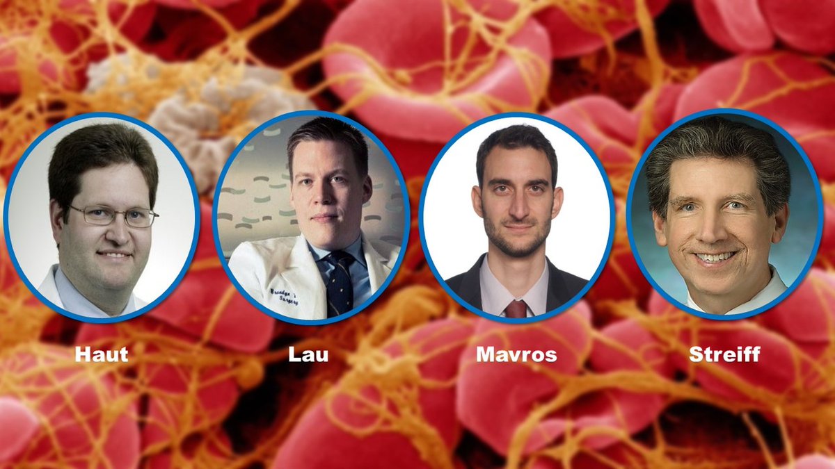 Hopkins Med News (@hopkinsmednews) on Twitter photo Great lineup (bit.ly/3Xd4bMn) at 17th annual <a href="/HopkinsMedicine/">Johns Hopkins Medicine</a> VTE Symposium (agenda: bit.ly/41oZIXv), 3/7 8AM-1PM ET, includes <a href="/elliotthaut/">Elliott R Haut, MD, PhD</a>, <a href="/AnthonySochet/">Anthony Sochet</a>, <a href="/LauzeeTweet/">Brandyn Lau</a>, <a href="/mstreif1/">Michael Streiff</a>, & @Mavros_m. Stream live.hopkinsmedicine.tv Great lineup (bit.ly/3Xd4bMn) at 17th annual <a href="/HopkinsMedicine/">Johns Hopkins Medicine</a> VTE Symposium (agenda: bit.ly/41oZIXv), 3/7 8AM-1PM ET, includes <a href="/elliotthaut/">Elliott R Haut, MD, PhD</a>, <a href="/AnthonySochet/">Anthony Sochet</a>, <a href="/LauzeeTweet/">Brandyn Lau</a>, <a href="/mstreif1/">Michael Streiff</a>, & @Mavros_m. Stream live.hopkinsmedicine.tv