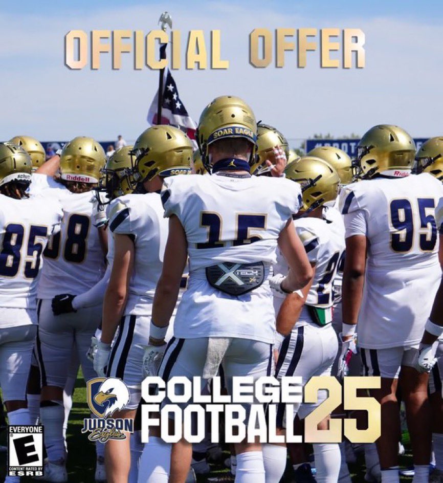 Jai Johnson✝️ (@bagchaser_jai) on Twitter photo AGTG🙌🏾
Blessed to receive an offer from Judson Eagles 🟡⚪️
<a href="/AJOneBody/">ONE BODY By AJ Recovery Center</a> <a href="/CoachSweeneyTBE/">Coach Sweeney</a> <a href="/ReggieBuchanan/">CoachReggie</a> <a href="/chriscutcliffe/">Chris Cutcliffe</a> <a href="/coachdhelm/">DeMarcus Helm</a> <a href="/BooseIssac/">Coach Issac Boose</a> <a href="/moore_chris93/">CoachCMoore</a> <a href="/iam_lamarcus/">Lamarcus “Red” Faulkner</a> <a href="/PrepRedzoneMS/">Prep Redzone Mississippi</a> <a href="/recruitchargers/">Oxford FB Recruits</a> <a href="/jenningsdj107/">Devin JENNINGS</a> AGTG🙌🏾
Blessed to receive an offer from Judson Eagles 🟡⚪️
<a href="/AJOneBody/">ONE BODY By AJ Recovery Center</a> <a href="/CoachSweeneyTBE/">Coach Sweeney</a> <a href="/ReggieBuchanan/">CoachReggie</a> <a href="/chriscutcliffe/">Chris Cutcliffe</a> <a href="/coachdhelm/">DeMarcus Helm</a> <a href="/BooseIssac/">Coach Issac Boose</a> <a href="/moore_chris93/">CoachCMoore</a> <a href="/iam_lamarcus/">Lamarcus “Red” Faulkner</a> <a href="/PrepRedzoneMS/">Prep Redzone Mississippi</a> <a href="/recruitchargers/">Oxford FB Recruits</a> <a href="/jenningsdj107/">Devin JENNINGS</a>