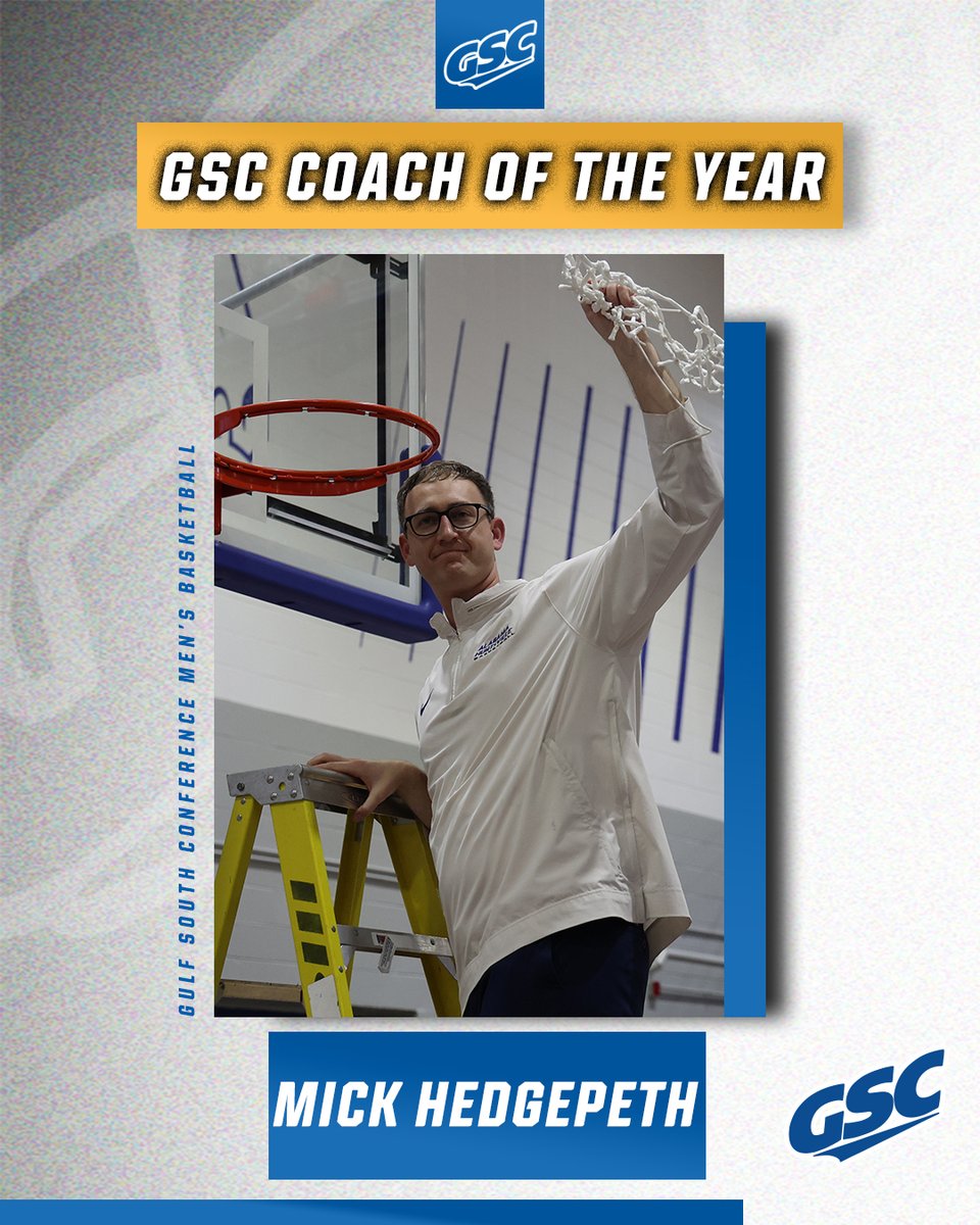 UAH Chargers (@uahchargers) on Twitter photo Mick Hedgepeth has been voted GSC Coach of the Year!
Coach Hedgepeth led the Chargers to a 27-1 overall record and the top seed in the GSC tournament in the regular season.
This is the 10th GSC Coach of the Year award in <a href="/UAH_MBB/">UAH Men's Basketball</a> history. Mick Hedgepeth has been voted GSC Coach of the Year!
Coach Hedgepeth led the Chargers to a 27-1 overall record and the top seed in the GSC tournament in the regular season.
This is the 10th GSC Coach of the Year award in <a href="/UAH_MBB/">UAH Men's Basketball</a> history.