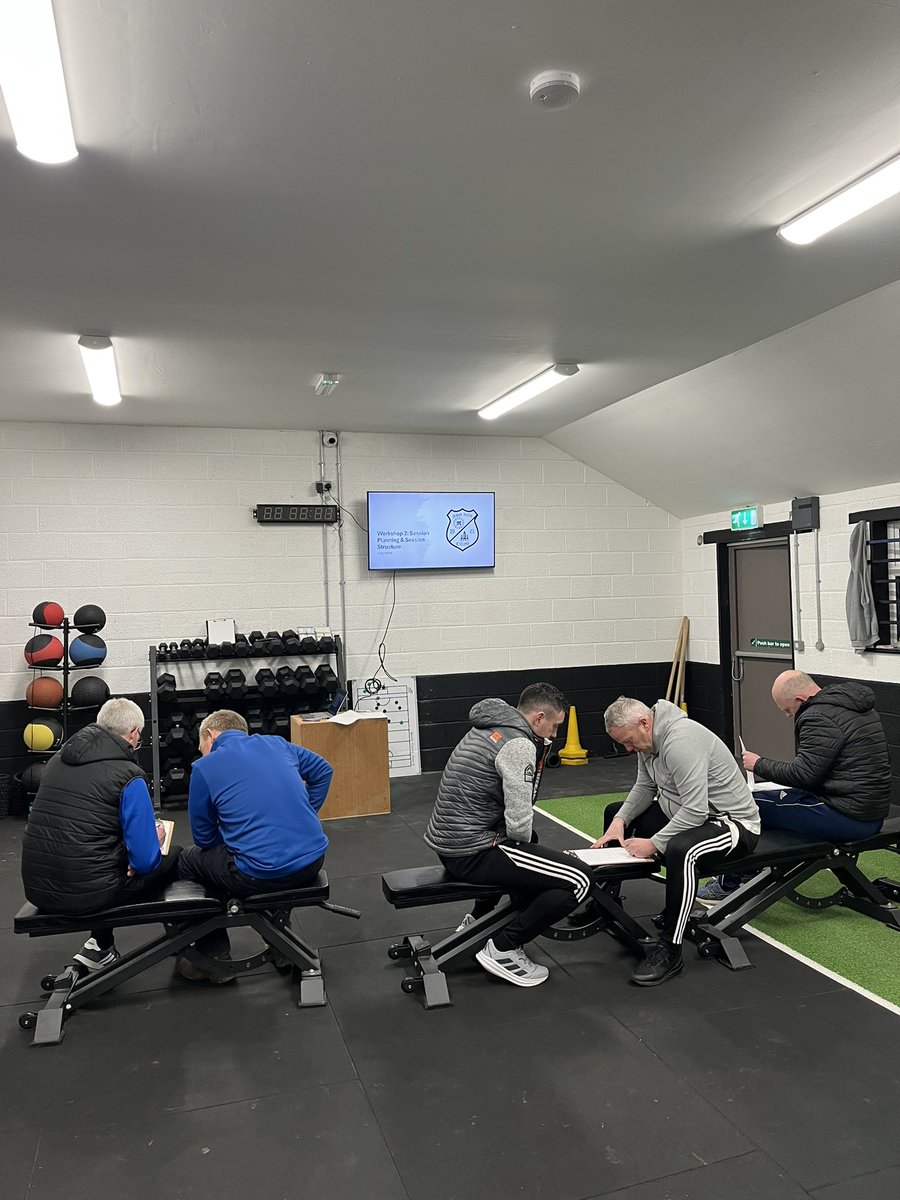 The second coach education workshop delivered tonight in <a href="/ArlesKilleenGFC/">Arles Killeen GFC</a>. The coaches are gearing up to get back out on the pitches at the end of this month. 

<a href="/GamesLaois/">Laois Coaching & Games</a>