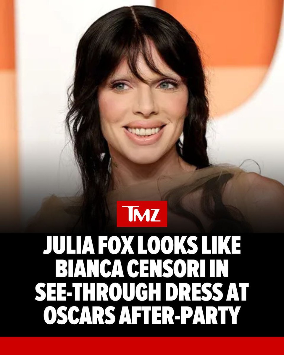 Julia Fox is doing her best Bianca Censori impression -- wearing hardly  anything and leaving little to the imagination at an Oscars after-party.  See more: https://t.co/O4kgwsV2qw