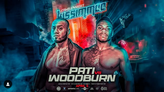 MMA__Matchmaker's tweet photo. Former UFC fighter 🇯🇲Val Woodburn (7-2) has booked his return to the cage after his UFC departure :

Woodburn will fight 🇺🇸Jhonoven Pati (8-6) at Combat Night Kissimmee on April 5th.

Woodburn went 0-2 in the 3-letter promotion.

#UFC #MMA #CombatNight https://t.co/E2Mi02UfFF