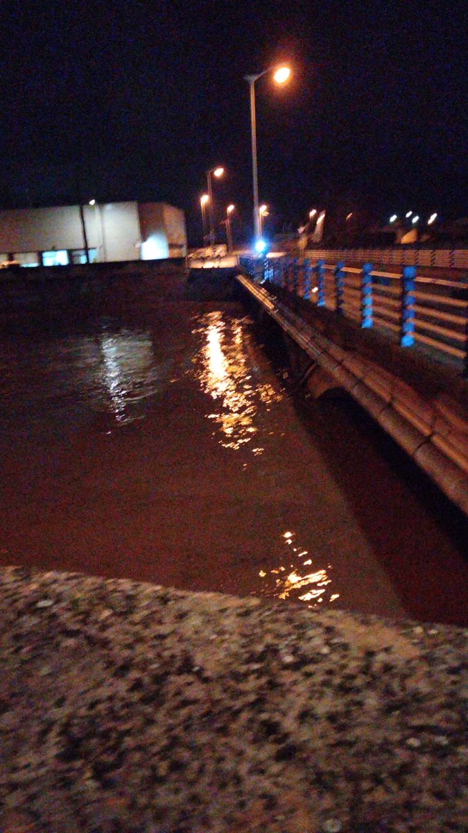 Riu Anna passant per Burriana fa uns minuts ⚠️ (autor desconegut)