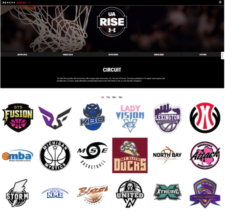 Boys were uploaded, and now the girls!

"THE LOGO....."

NME on the UA-RISE and UA-FUTURE Circuits for 2025!  First teams in action on the weekend of 3/14-16!   

#nmenation
#nmefamily

underarmournext.com/basketball/gir…
underarmournext.com/basketball/boy…