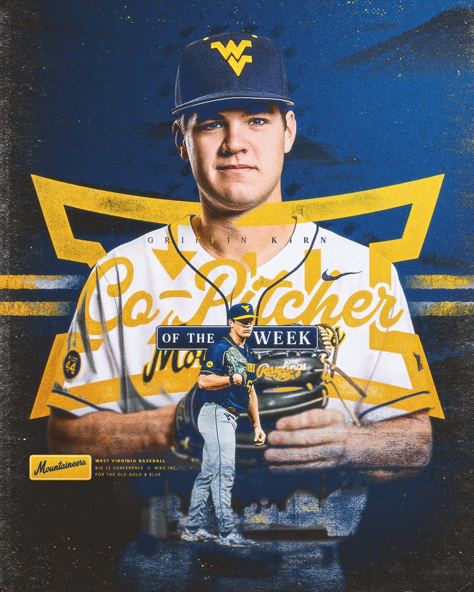 WVU Baseball (@wvubaseball) on Twitter photo ๐ ๐๐ข๐ ๐๐ ๐๐จ-๐๐ข๐ญ๐๐ก๐๐ซ ๐จ๐ ๐ญ๐ก๐ ๐๐๐๐ค ๐
<a href="/kirn_griffin/">Griffin Kirn</a> with the well-deserved honor! ๐ ๐๐ข๐ ๐๐ ๐๐จ-๐๐ข๐ญ๐๐ก๐๐ซ ๐จ๐ ๐ญ๐ก๐ ๐๐๐๐ค ๐
<a href="/kirn_griffin/">Griffin Kirn</a> with the well-deserved honor!