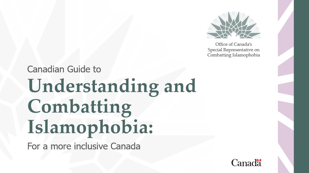 🚀 Just launched: The Canadian Guide to Understanding and Combatting Islamophobia: For a more inclusive Canada. 🍁 

This resource is now available for anyone looking to better understand Islamophobia and its detrimental impacts on Canadian Muslims. It contains information to