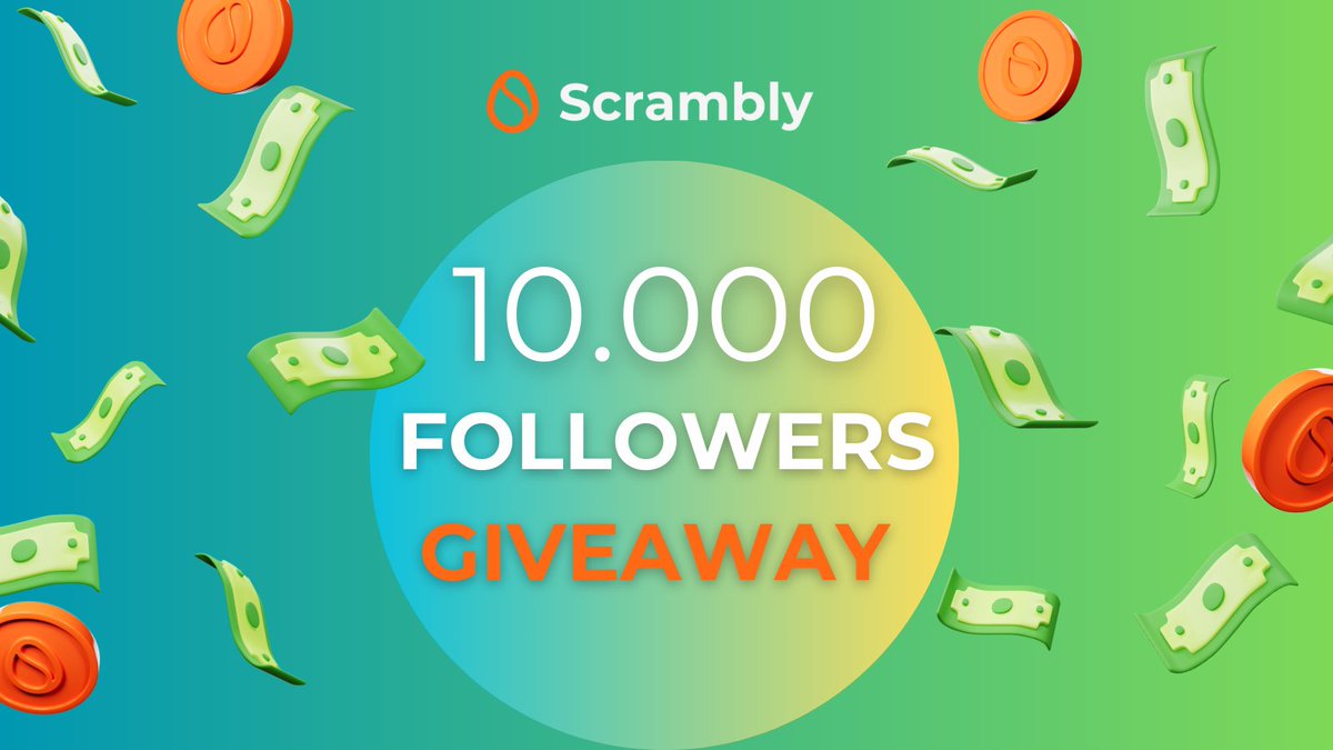 We just hit 10K followers on Twitter! 🎉 A huge thanks to each of you.

To show our gratitude, we're giving away 10,000 coins to 10 lucky people who like, retweet, and comment on this post. Join in!
