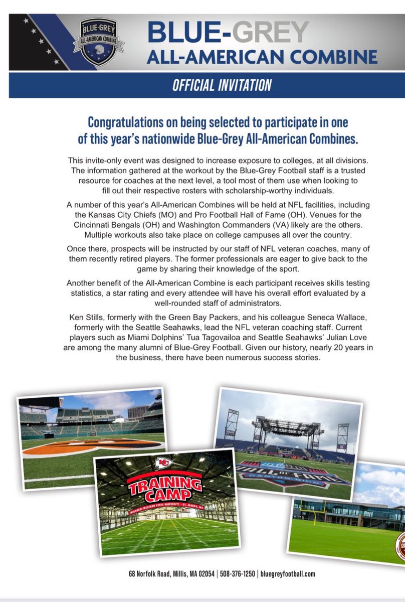 Jayden Mccutchen (@jaydenmccut5) on Twitter photo Blessed to receive an invite to blue-grey All-American combine <a href="/King17Jermain/">Jermain King</a> <a href="/StephenGarcia/">Stephen Garcia</a> <a href="/BlueGreyFB/">Blue-Grey All-American Bowl</a> <a href="/oneway7on7/">Coach Ant Mack High School Football Coach</a> <a href="/H2_Recruiting/">Hasani (H2) | Football Recruiting</a> Blessed to receive an invite to blue-grey All-American combine <a href="/King17Jermain/">Jermain King</a> <a href="/StephenGarcia/">Stephen Garcia</a> <a href="/BlueGreyFB/">Blue-Grey All-American Bowl</a> <a href="/oneway7on7/">Coach Ant Mack High School Football Coach</a> <a href="/H2_Recruiting/">Hasani (H2) | Football Recruiting</a>