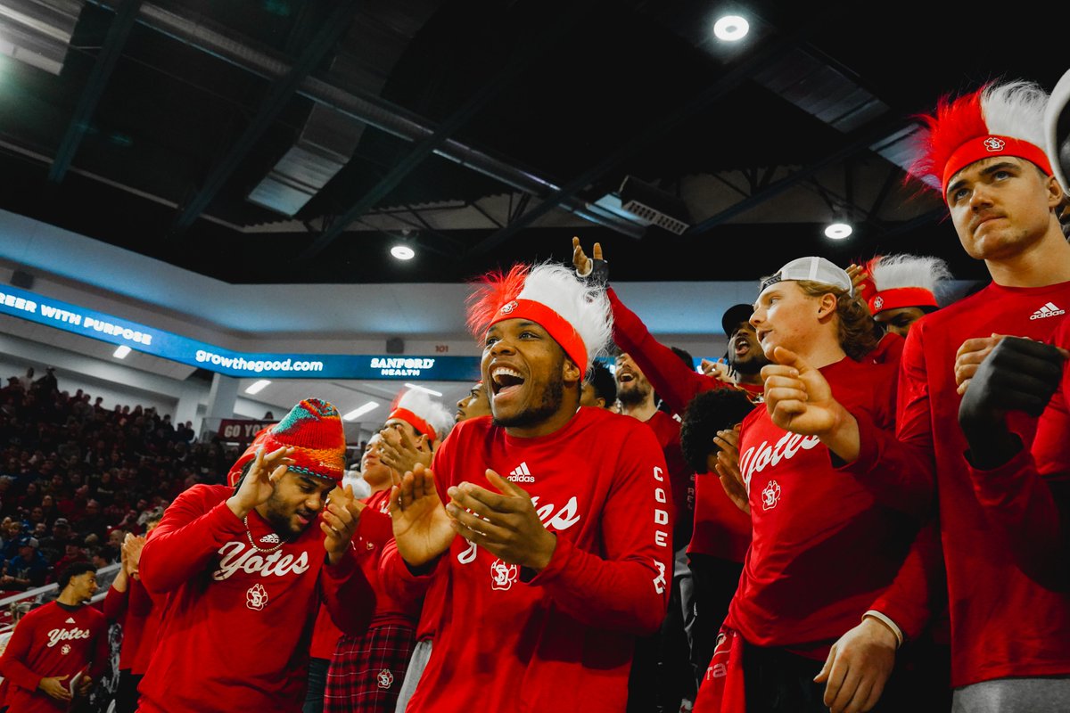 South Dakota Coyotes (@sdcoyotes) on Twitter photo Courtesy of President Gestring, USD students can claim FREE tickets to all USD Summit League 🏀 Tournament! Just show your student ID at the USD table in the <a href="/PREMIER_Center/">Denny Sanford PREMIER Center</a> lobby on gameday.
<a href="/SDCoyotesWBB/">South Dakota Women’s Basketball</a> vs. ORU (Thursday @ Noon)
<a href="/SDCoyotesMBB/">South Dakota Men's Basketball</a> vs. NDSU (Friday @ 6 p.m.) Courtesy of President Gestring, USD students can claim FREE tickets to all USD Summit League 🏀 Tournament! Just show your student ID at the USD table in the <a href="/PREMIER_Center/">Denny Sanford PREMIER Center</a> lobby on gameday.
<a href="/SDCoyotesWBB/">South Dakota Women’s Basketball</a> vs. ORU (Thursday @ Noon)
<a href="/SDCoyotesMBB/">South Dakota Men's Basketball</a> vs. NDSU (Friday @ 6 p.m.)