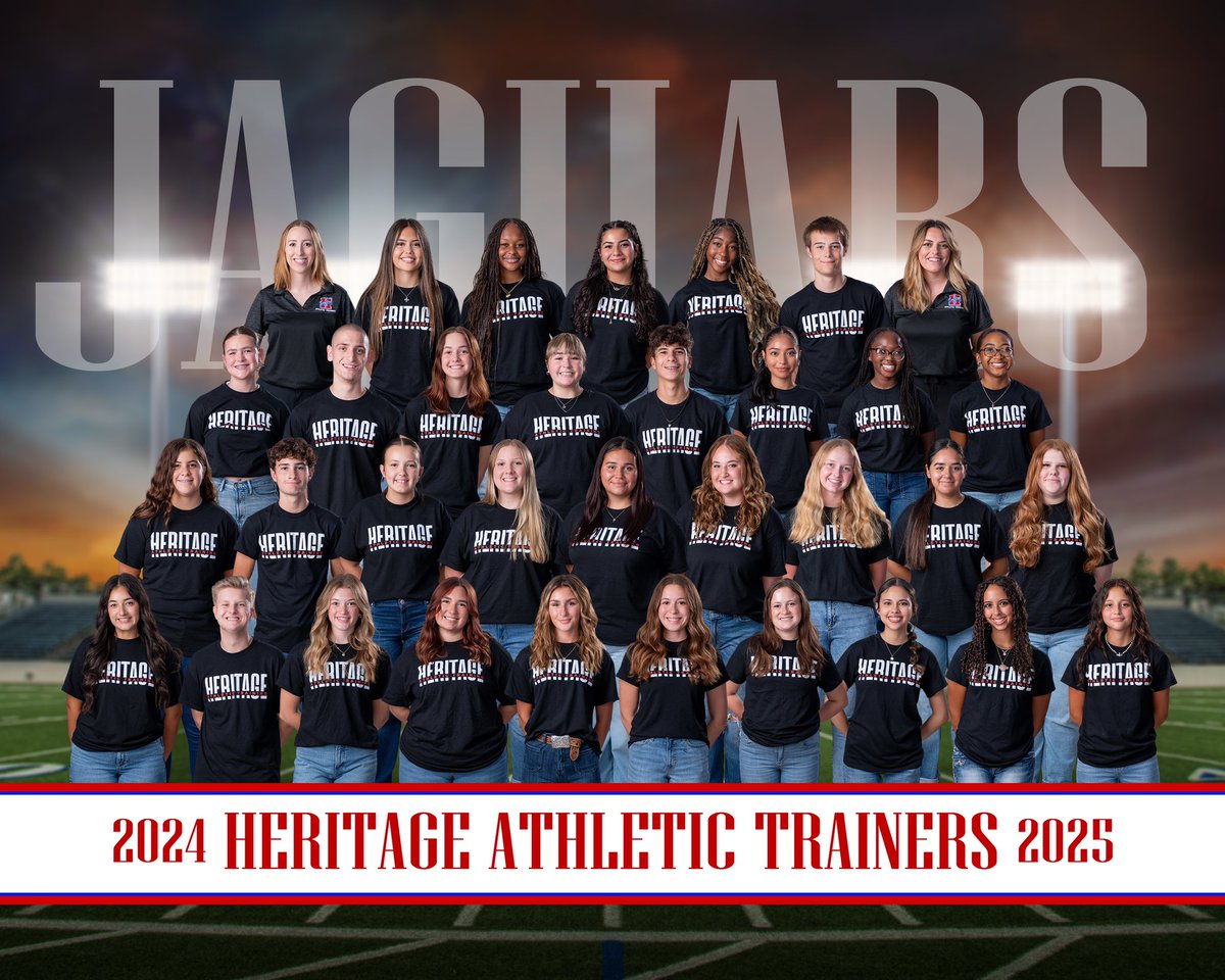 It’s National Athletic Training Month!

Huge shout-out to <a href="/HHSATjaguars/">Midlothian Heritage Athletic Training</a> for all the hard work, time, and effort they put in throughout the entire year.

We appreciate you <a href="/rachel_young16/">Rachel Young, MSAT, LAT, ATC</a>, Trainer O, and the entire staff!

#GD2BAJ #FIGHT