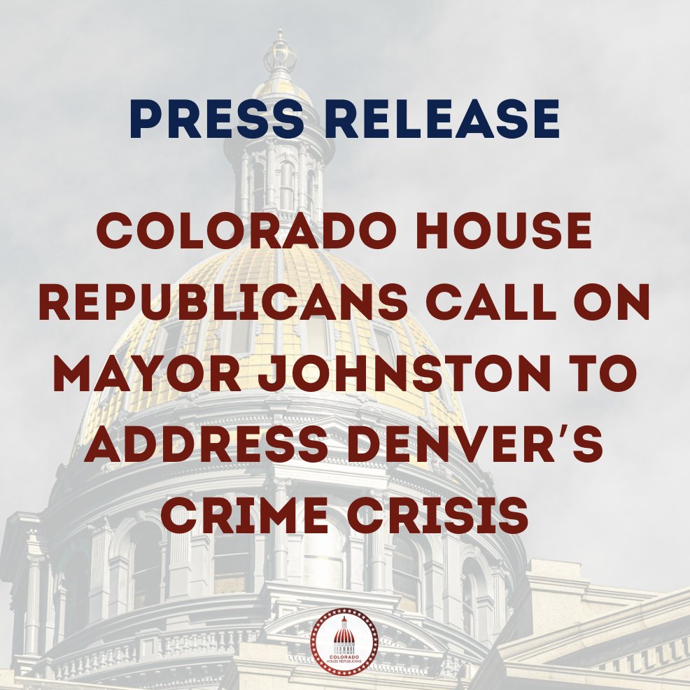 COHouseGOP's tweet image. Mayor Johnston, we need to take action to clean up the situation in downtown Denver. Our caucus delivered a letter to your office today laying out this city's long-standing issues of crime and public safety. We look forward to meeting with you to address these issues as soon as…