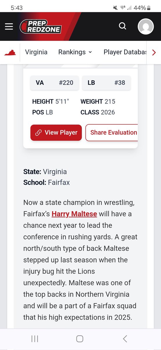 Thank you for including me on Prep Redzone's athletes to watch! <a href="/carljfred/">Carl Frederick</a>