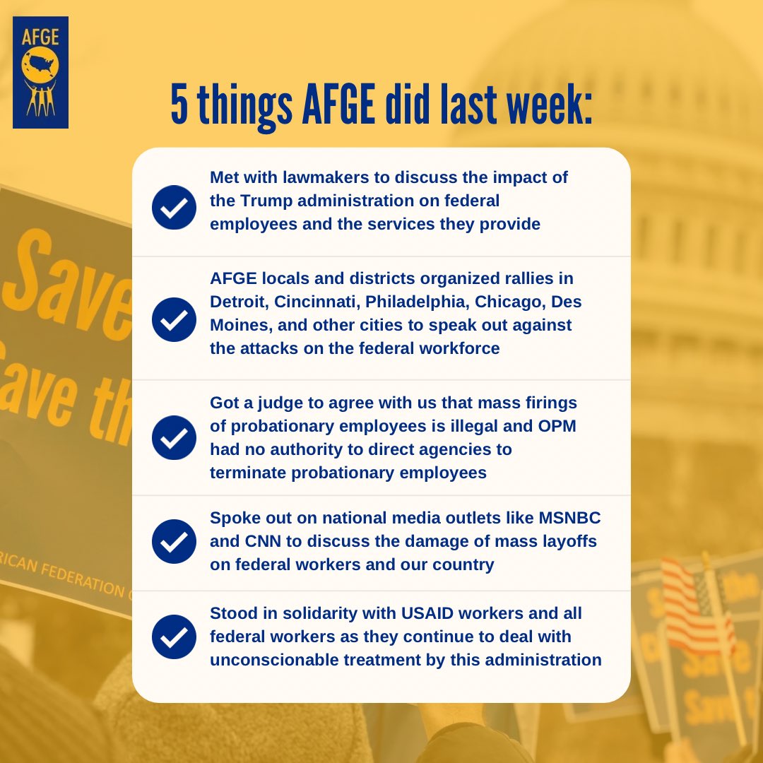 Re: What we did last week