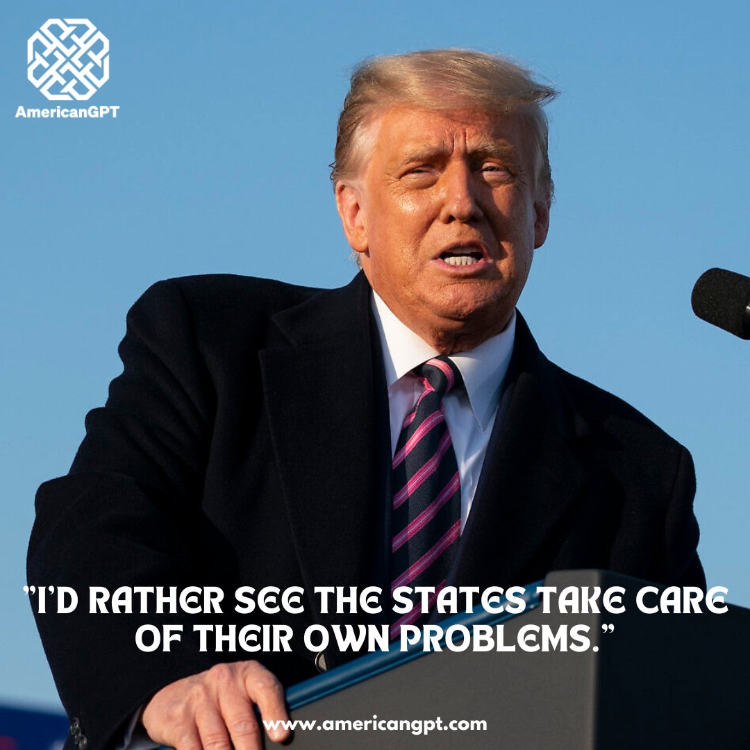 _americanGPT's tweet photo. "I'D RATHER SEE THE STATES TAKE CARE
OF THEIR OWN PROBLEMS."
PRESIDENT TRUMP ON
THE CALIFORNIA
WILDFIRES.
.
.
.
#americangpt #America #DonaldTrump #President  #losangelescalifornia https://t.co/Xrf2fwoydY