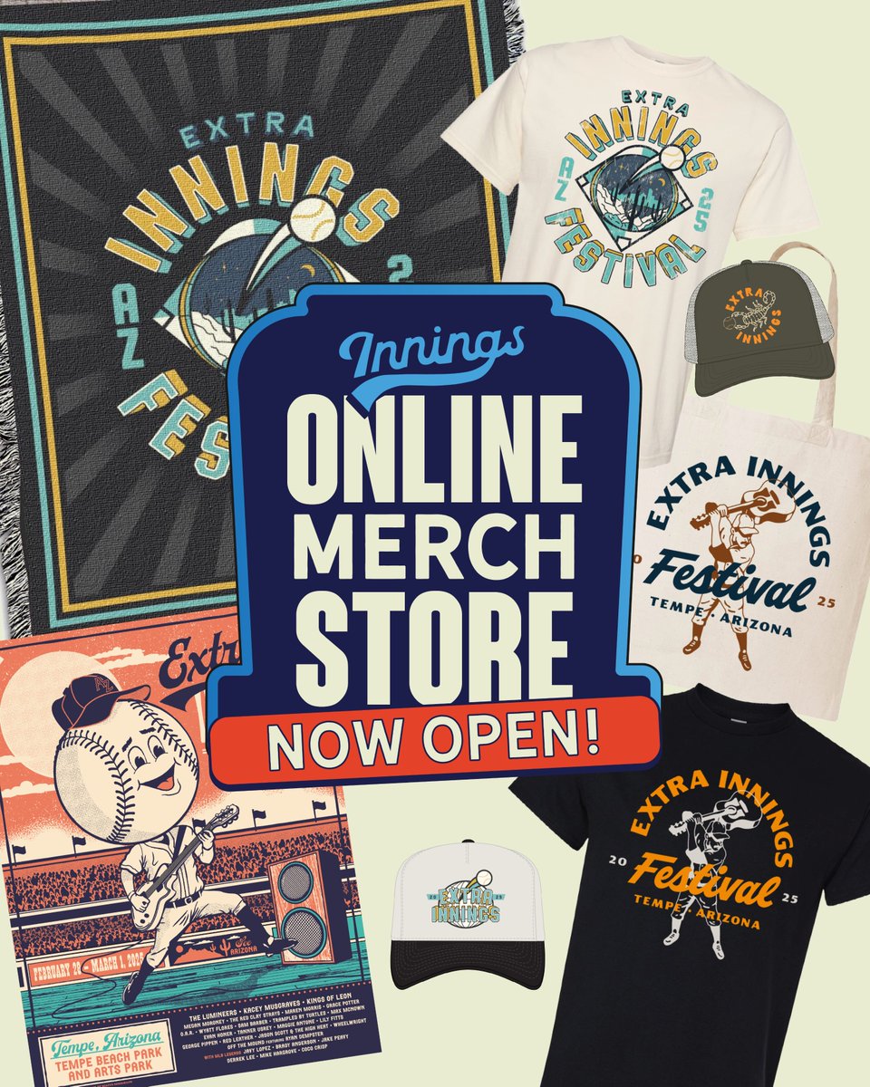 Don't strike out on 2025 merch! Head over to our online merch store and gear up for the season 🧢