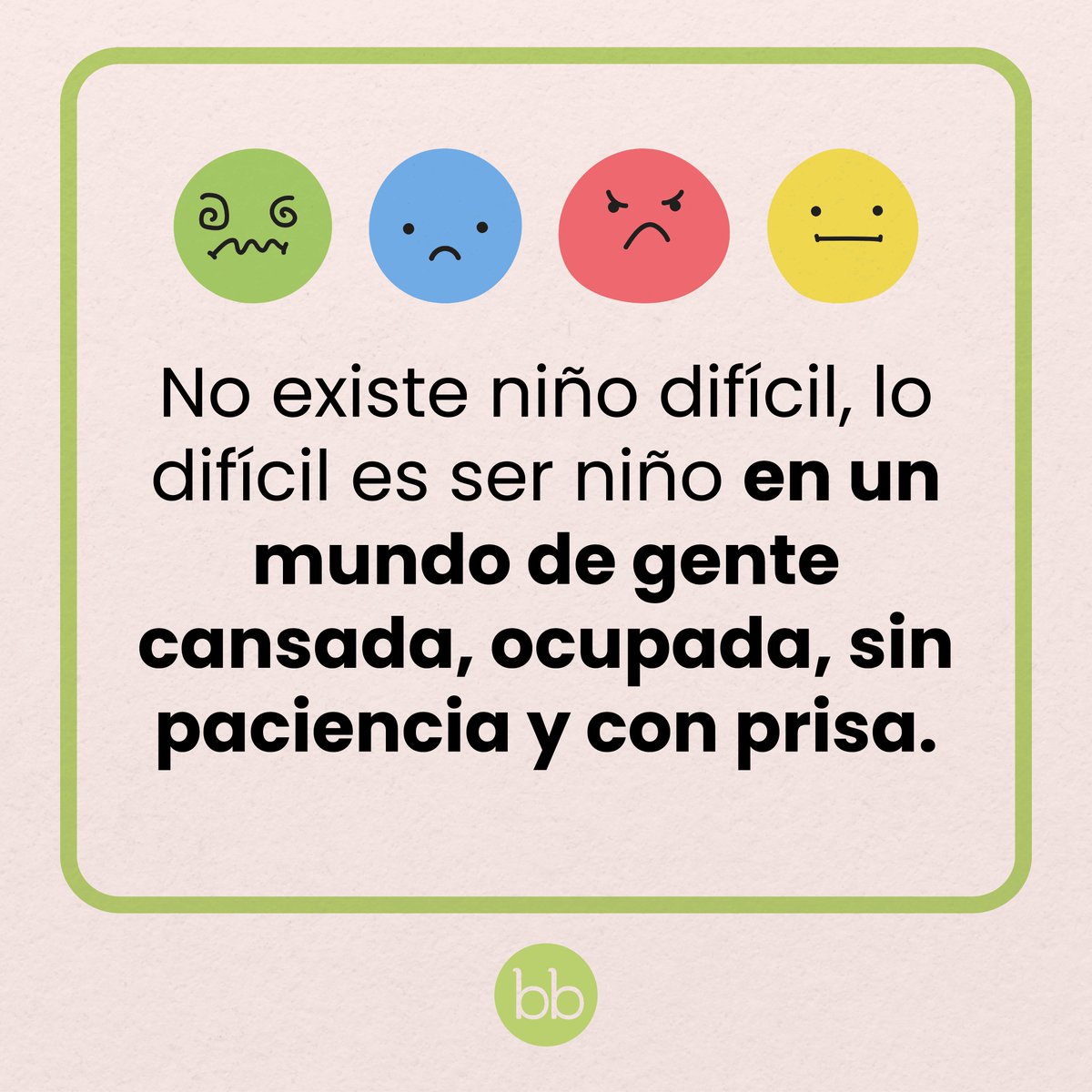 bbmundo_com's tweet photo. Breve recordatorio: seamos más empáticos y escuchemos a nuestros niños siempre 💖 https://t.co/G57F4U4ppY