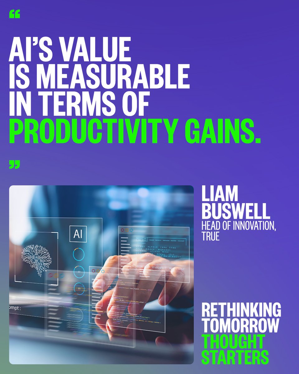 How can businesses harness the transformative power of AI to stay competitive? Liam Buswell from True. emphasises the embracing of AI to automate lower-value activities and focus on higher-value tasks that require human creativity and input. brnw.ch/21wR59q
#FutureOfWork