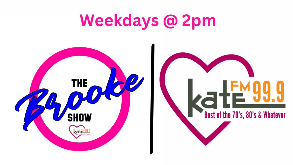From the afternoon car line to your ride home, listen to The Brooke Show for all the best tune's from the 70's, 80's and Whatever!!! Only on our airwaves and on the FREE Tiger Communications App!!!