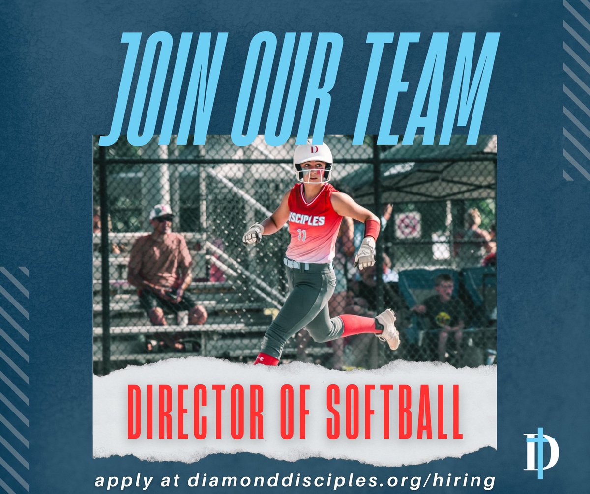 Are you a former collegiate softball player interested in a career in Sports Ministry? 

Our organization is growing and we are looking to add a dynamic leader to our team!

This is a full-time position.  You can apply and find more details at:

diamonddisciples.org/hiring