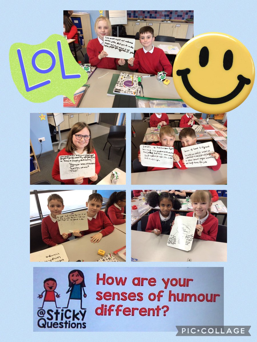 We really enjoyed debating what makes something funny.  We realised that our sense of humour can be as unique as our personality.  Excellent oracy skills today!