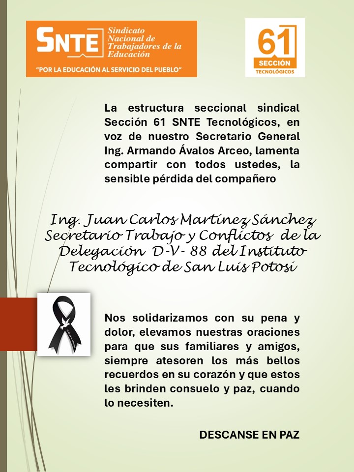 SNTE Seccion 61, Tecnológicos (@61snte) on Twitter photo 