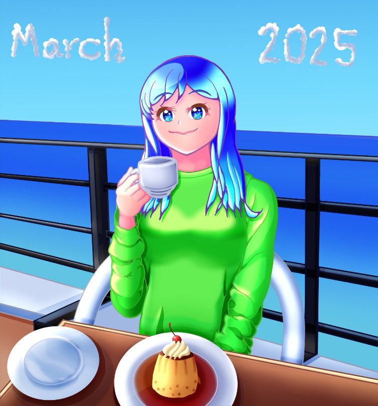 「Sweets Time」
#創作 #オリジナル
#絵描きさんと繋がりたい
#春の創作クラスタフォロー祭り
#イラスト好きな人と繋がりたい
#デジタルイラスト