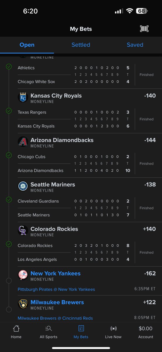 madarablackk's tweet photo. Some would say to early to bet on mlb ? https://t.co/4fKAEs35vj