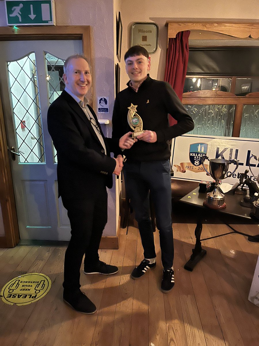 Few pics from our annual awards night on Fri. Fergal McHale scooped POTY and players POTY. Ray Murphy got young POTY and Skips received the Golden Boot. The lads picked up their League One winners medals, had a load of pints and beat Ballyheane B 4-3 the next day.