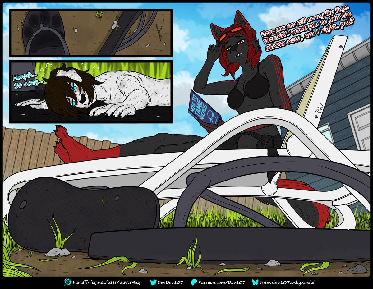 Dav💤 (Commissions Closed) (@davdav107) on Twitter photo Very few of us are destined to a "luxurious" life in the insoles of those who, merely walking through their garden, trample on countless tinies.
Pathetic, yet better than being flattened underneat a gargantuan sandal within the vast grass jungle.
Commission for <a href="/KibaWolfwalker/">Azinsha 🇨🇵</a>. Very few of us are destined to a "luxurious" life in the insoles of those who, merely walking through their garden, trample on countless tinies.
Pathetic, yet better than being flattened underneat a gargantuan sandal within the vast grass jungle.
Commission for <a href="/KibaWolfwalker/">Azinsha 🇨🇵</a>.