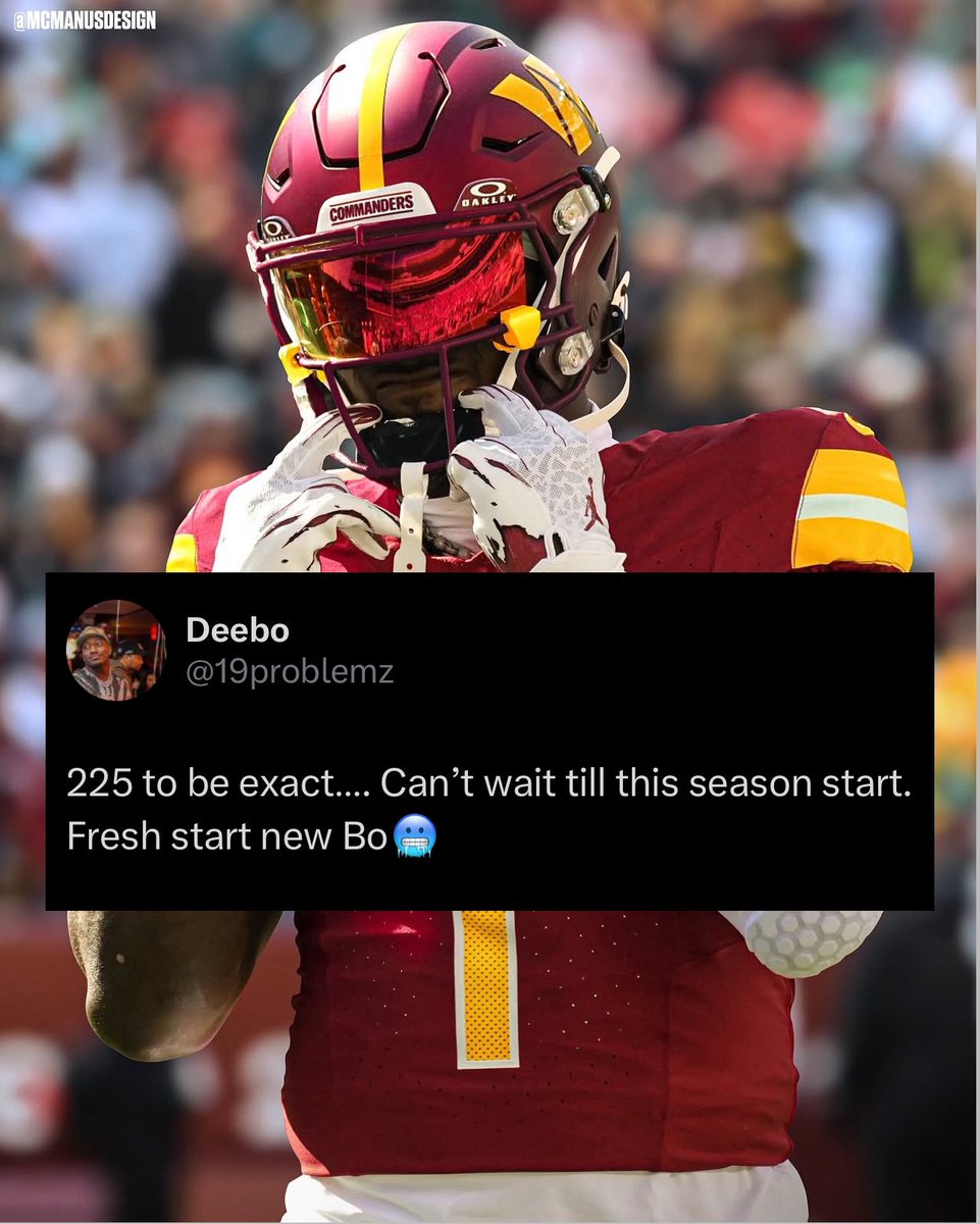#Commanders WR Deebo Samuel responds about his weight and is ready for the 2025 NFL season