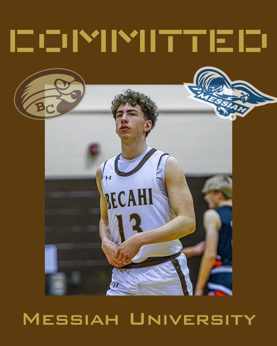 Congratulations to senior, Jack Rushe, on his commitment to Messiah University where he will continue his academic &amp; athletic career 📝🏀

Way to go, Rushe!! 🤎💛