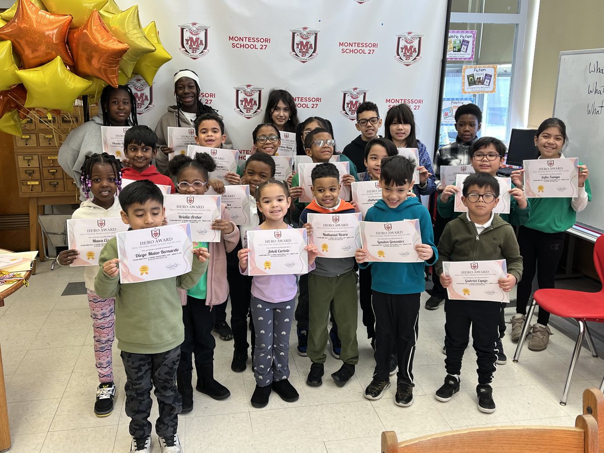 Thank you to members of our Attendance Committee and mentors. 23 members of our school have perfect attendance—0 absences, 0 tardies from Sept 5-January 31, 2025. Our Attendance HEROs were treated to a pizza party to honor them.