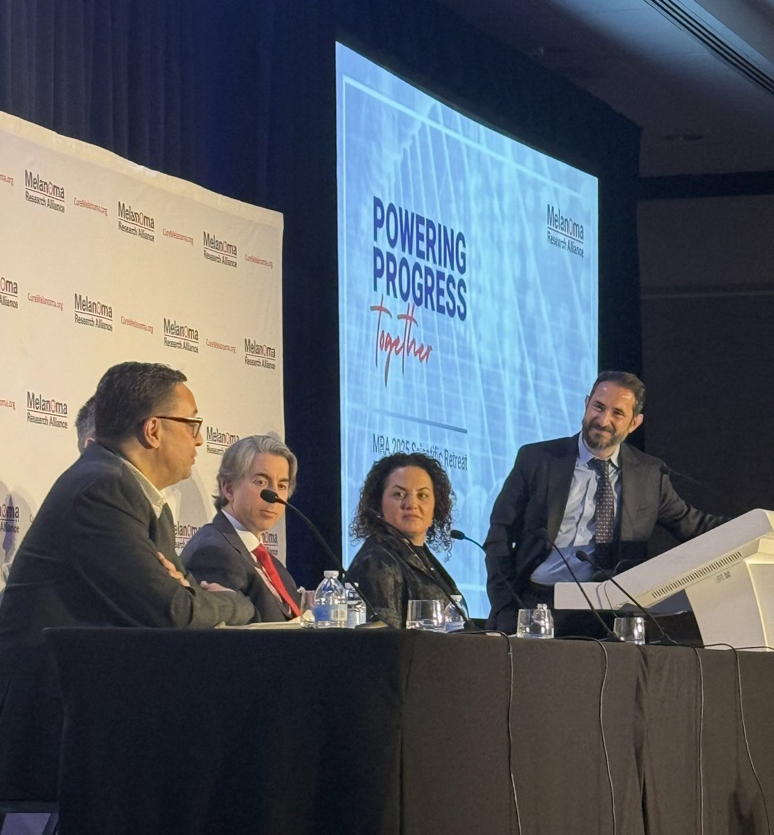 Hussein Tawbi, MD, PhD (@htawbi_md) on Twitter photo Last week’s <a href="/MelanomaReAlli/">Melanoma Research</a> Retreat was an oasis of unabashed science in the midst of current gloom: ground breaking science, unpublished data, keynotes on success in neoadjuvant and challenges in targeting NRAS! I had the honor of moderating the closing panel with amazing Last week’s <a href="/MelanomaReAlli/">Melanoma Research</a> Retreat was an oasis of unabashed science in the midst of current gloom: ground breaking science, unpublished data, keynotes on success in neoadjuvant and challenges in targeting NRAS! I had the honor of moderating the closing panel with amazing