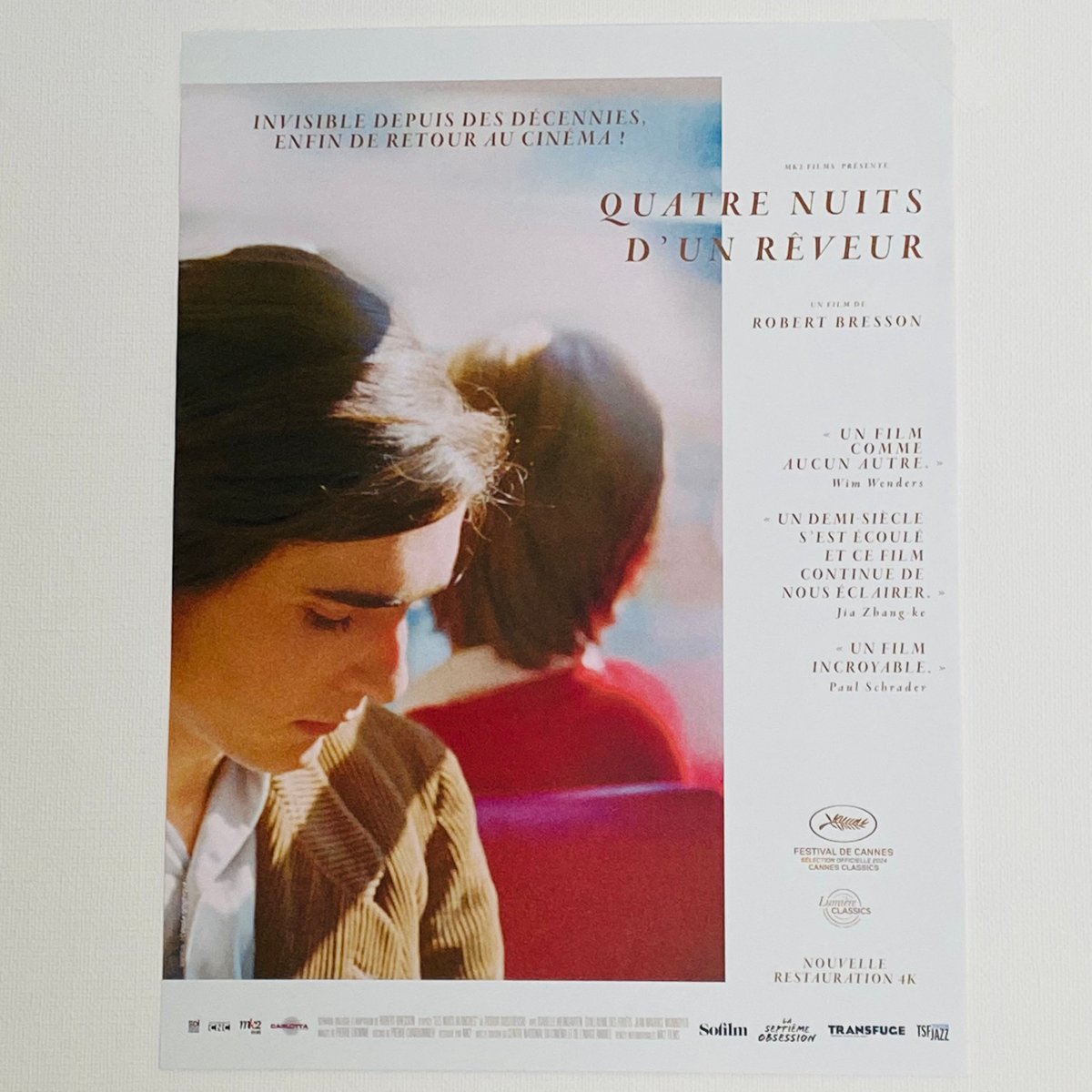 🌕 ロベール・ブレッソン『白夜』4K 🎞️3.7(金)公開 ／ フランス版