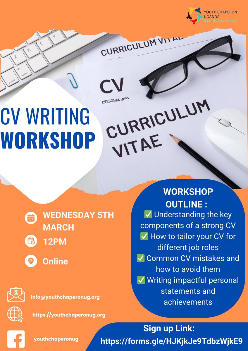 youthchaperonug's tweet photo. Are you a fresh graduate and you want to learn some soft skills. 
Learn from the comfort of your space while gaining hands on knowledge with us in partnership with @LeConnected Students. 
This week we are unwrapping CV writing. https://t.co/rkdQv2pPhS https://t.co/dnipu6ZJ5m