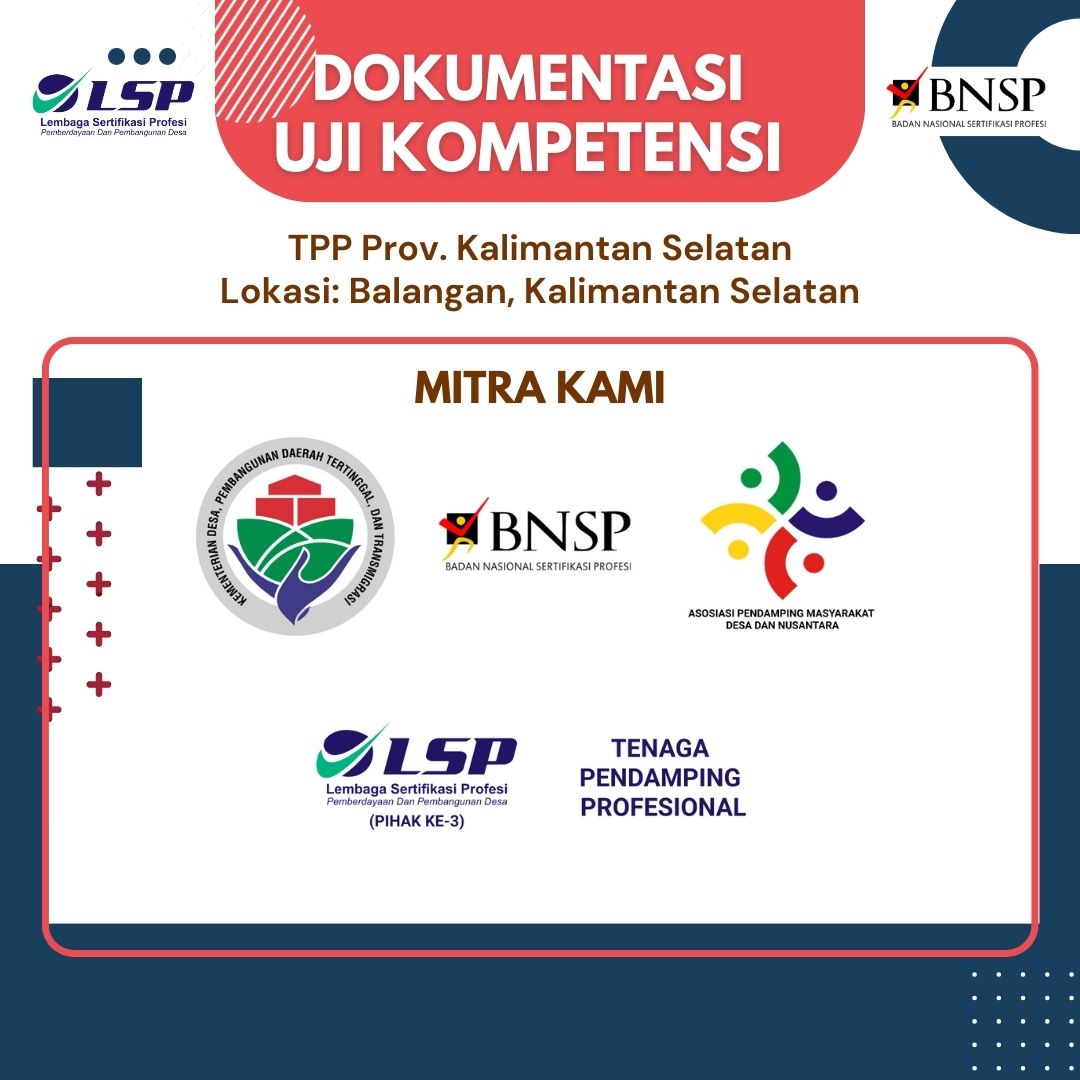 LSPP2D's tweet image. Dokumentasi dari para peserta TPP Prov. Kalimantan Selatan dengan semangat kompeten telah berjalan dengan harmoni dan lancar. Bertempat di TUK Balangan, Kalimantan Selatan

Salam &quot;Kompeten&quot;. ✅✅

Asesor yang bertugas:
- Choiril Akbar
- Sukoyo
- Nurul Hadi