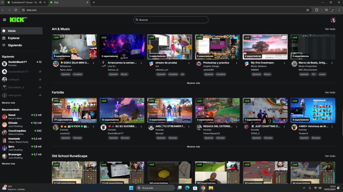 Muchas Gracias por todo el apoyo que me dais ❤️🤡
En portada de Fortnite en Kick 
El Miércoles estaremos jugando torneo en EU a partir de las 19:00 h España
<a href="/KickEspanol/">Kick Español</a> <a href="/KickStreaming/">Kick</a>