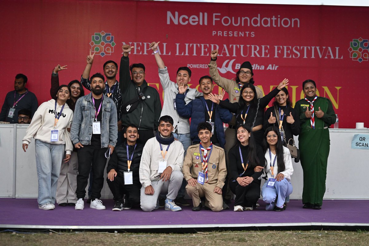 We couldn't have done the Ncell Foundation Nepal Literature Festival 2025 without our volunteers. A huge thank you to you all —your dedication made these four days of literary joy possible!

#nlf2025 #nepallitfest #pokhara